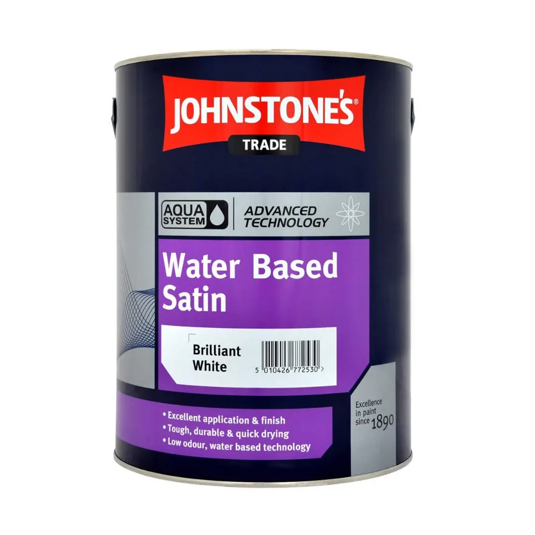 Johnstone's Trade Aqua Satin - Brilliant White 1