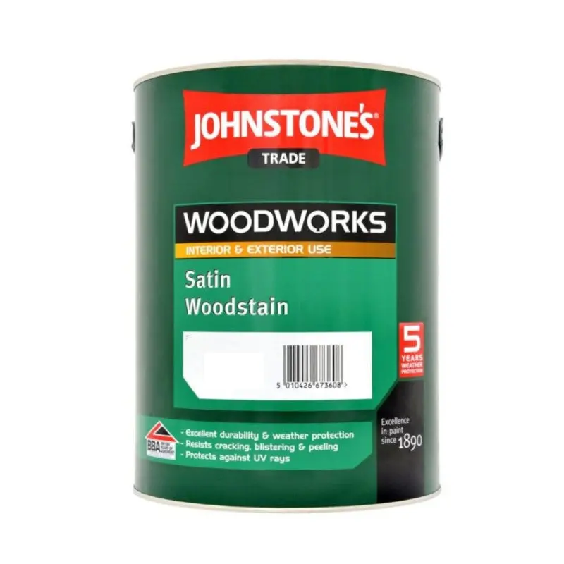 Johnstone's Trade Satin Woodstain 1