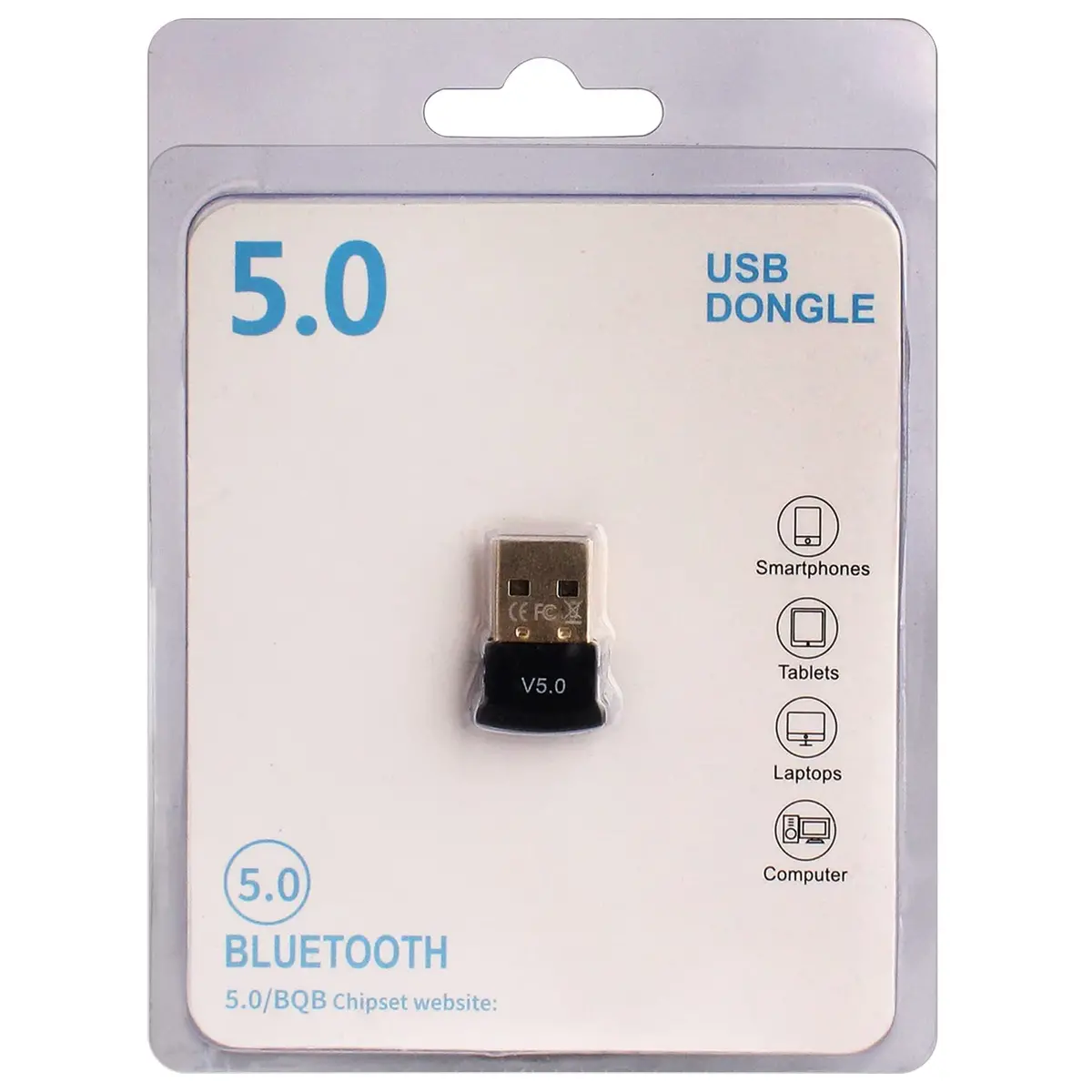 Dealsplant Bluetooth 5.0 Usb Dongle Adapter For Windows Computer ( Blackgolden) 1