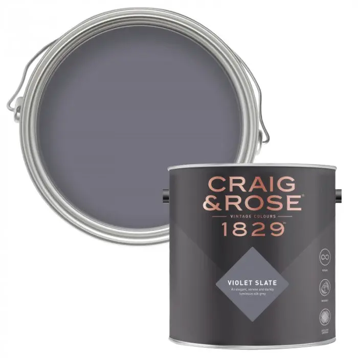 Craig & Rose 1829 Paint - Violet Slate 1