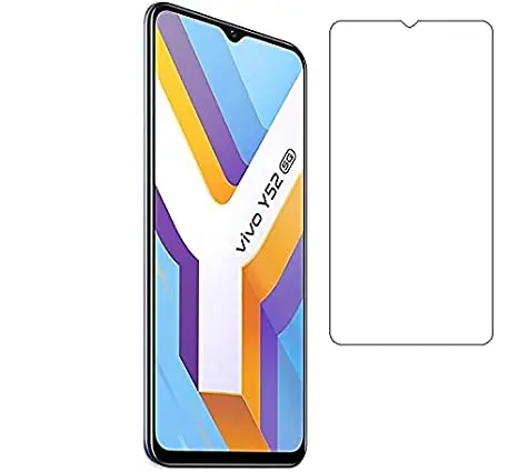 Dealsplant Premium Quality Super D Full Temper Glass For Vivo Y52(5G) 1