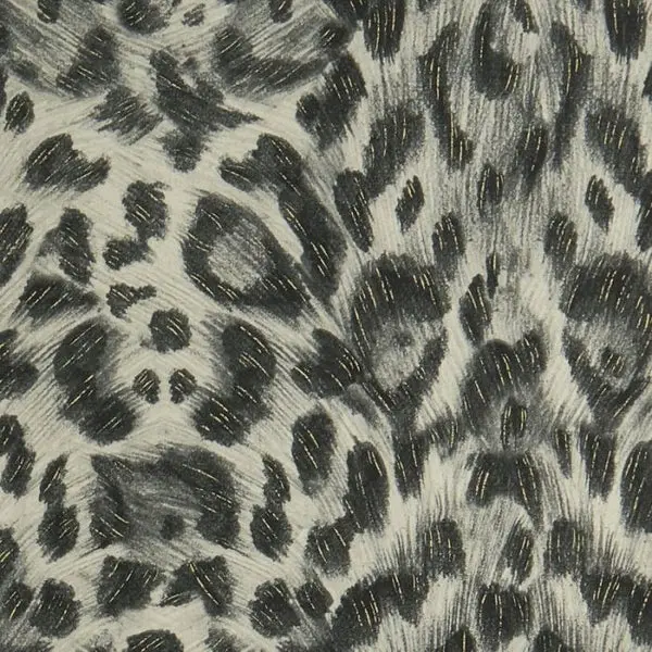 Clarke & Clarke Felis Wallpaper- Charcoal/Gold Sample 1