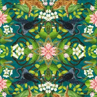 Clarke & Clarke Wonderlust Tea Story Wallpaper 3