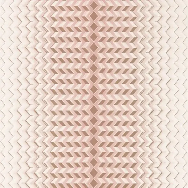 Clarke & Clarke Fragment Wallpaper- Blush/Gold Sample 1
