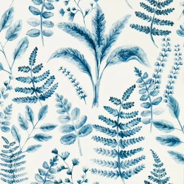 Clarke & Clarke Bracken Wallpaper- Denim Sample 1