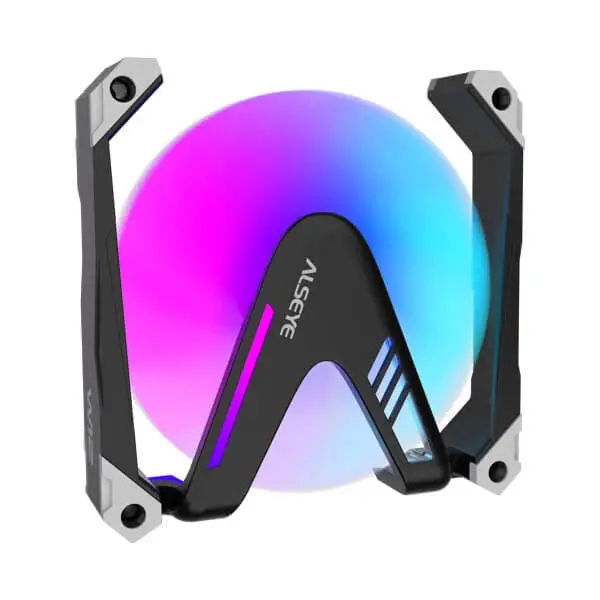 Alseye Warrior W12 Black – 120Mm Argb Cabinet Fan With Pwm Controller (Single Pack) 1