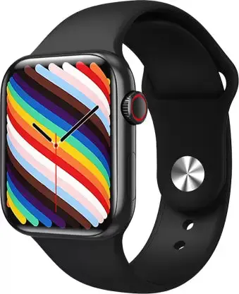 Heatz Zoro Smart Watch, Calling And Music, Built-In Mic & Speaker Full Touch Screen Smartwatch  (Black Strap, 1.3" Inch) 1