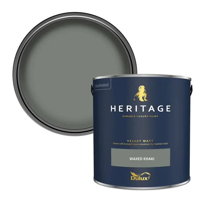 Dulux Heritage Waxed Khaki - Matt Emulsion 2