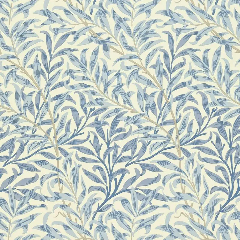 Morris & Co Willow Boughs Wallpaper - Blue Sample 1