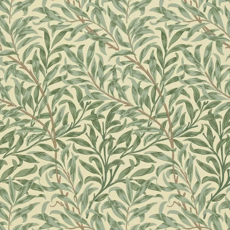 Morris & Co Willow Boughs Wallpaper - Green Sample 1