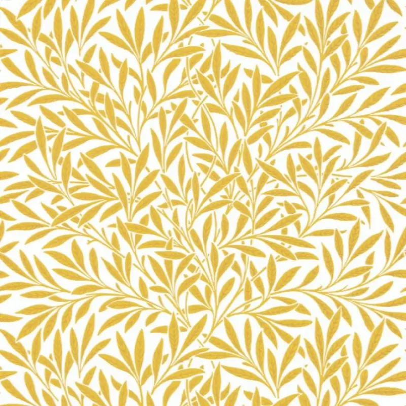Morris & Co Willow Wallpaper - Yellow Sample 1