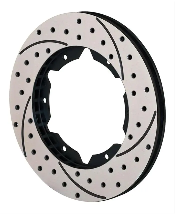 Wilwood Srp Slotted & Drilled Brake Rotors – Front Pair (160-9249-Bk) 1