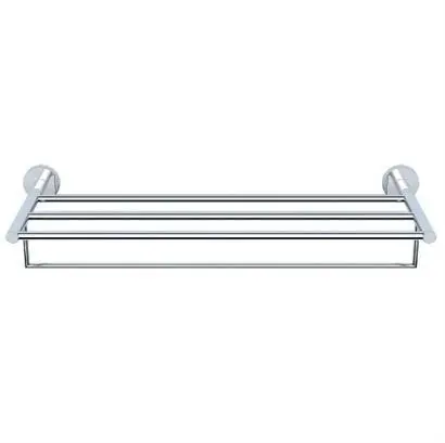 Jaguar Brass 600Mm Long Towel Rack With Lower Hangers Acn-Chr-1181Fs 1