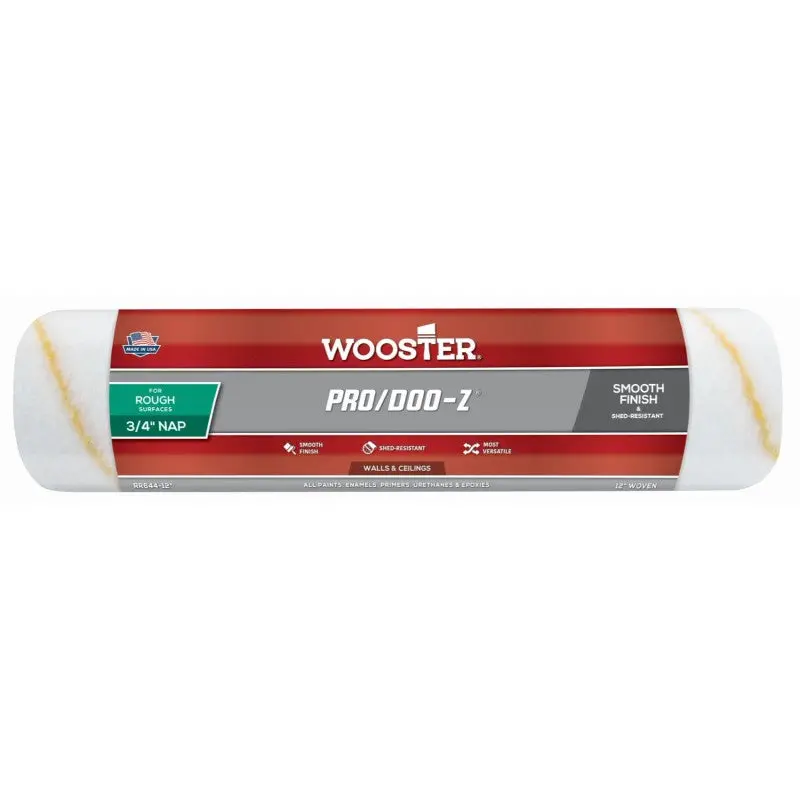 Wooster 12" Pro/Doo-Z Roller Sleeve (3/4" Nap) 1
