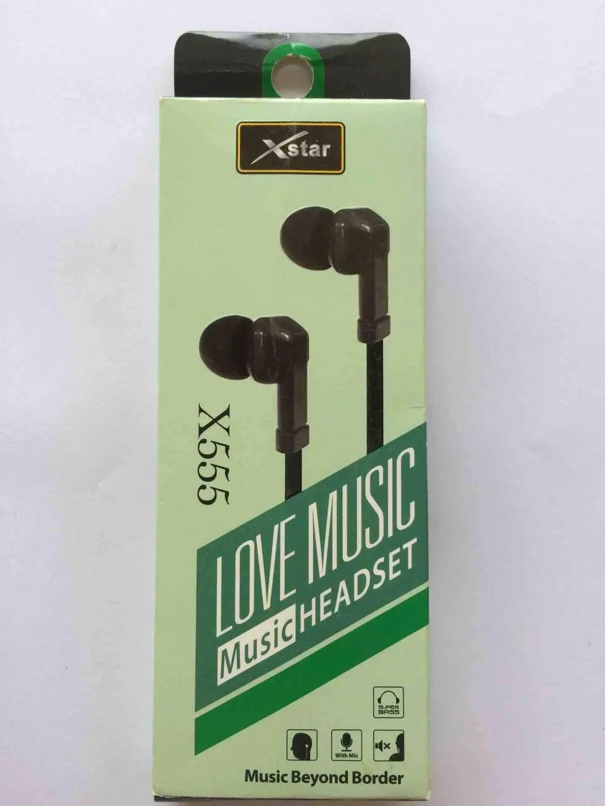Xstar X-555 Ultra Bass Music Stereo Earphone With Mic Noise Cancellation And Remote 1