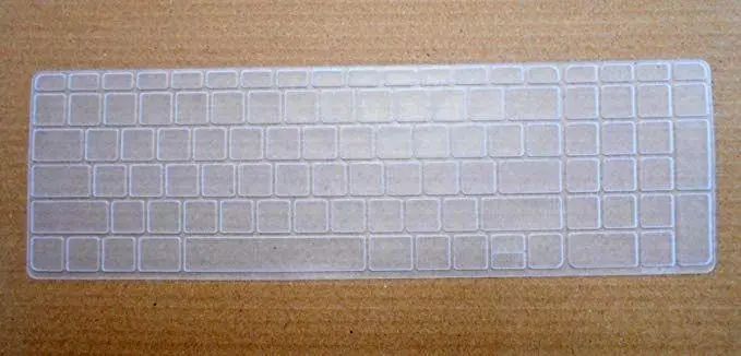Yashi Transparent Silicone Rubber Laptop Keyboard Protector Cover For Hp Pavilion 1