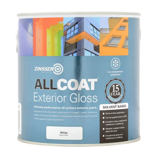 Zinsser Allcoat Exterior (Solvent-Based) Gloss 1