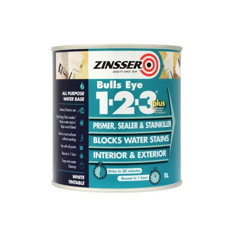 Zinsser Bullseye 1-2-3 Plus Primer 1
