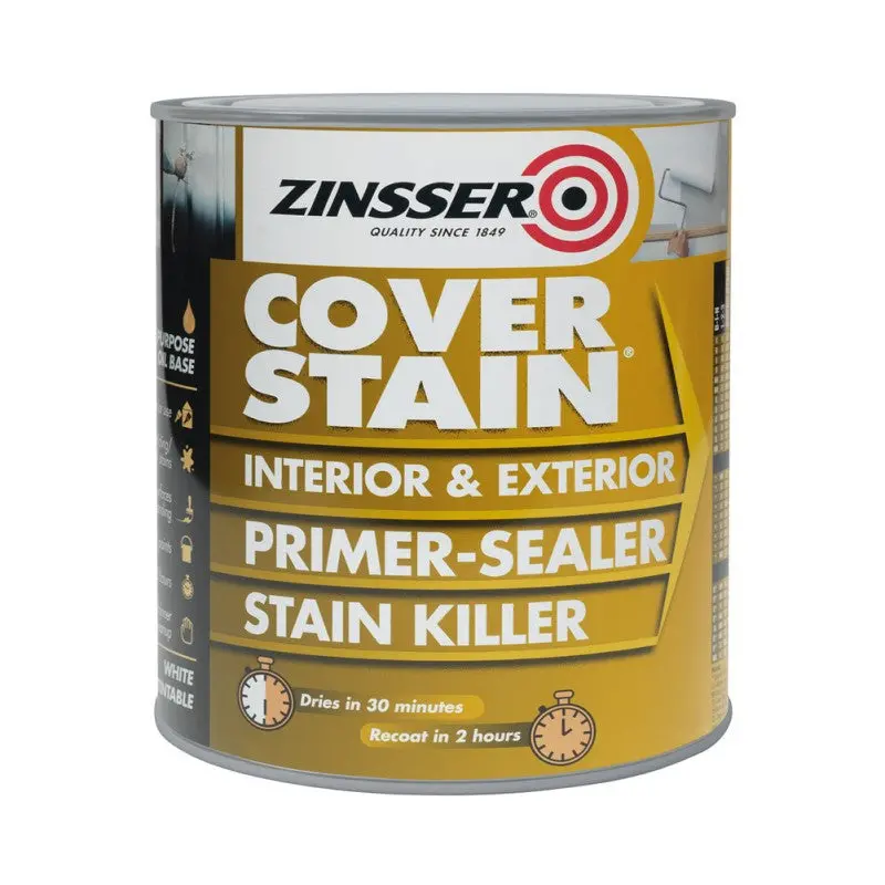 Zinsser Cover Stain Primer - Colour Match - Deep Colours 1