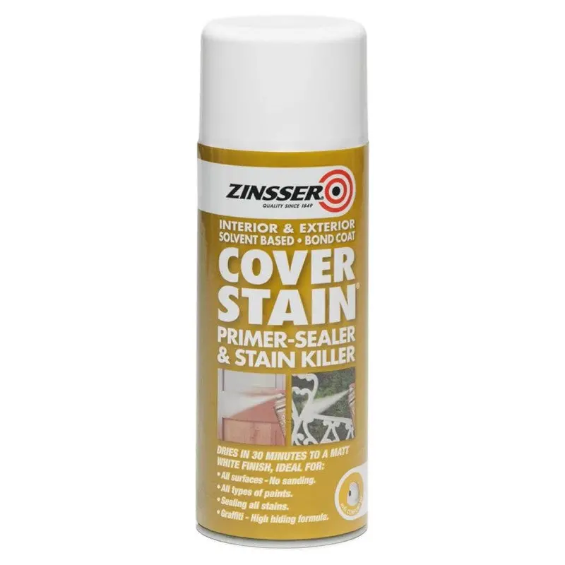 Zinsser Cover Stain Aerosol 400Ml 1