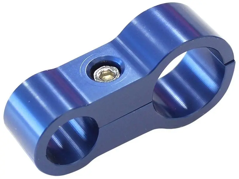 Af156-07-10 Stepped Billet Aluminum Dual Hose Separator For Clean Routing 1
