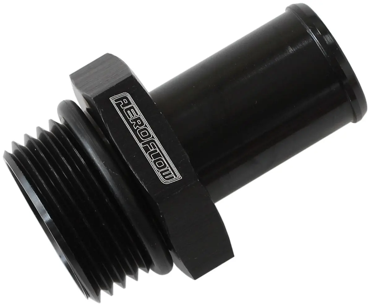 -12 Orb To 3/4" Barb Aluminum Fitting Af414-12-12Blk For Fuel And Oil Systems 1
