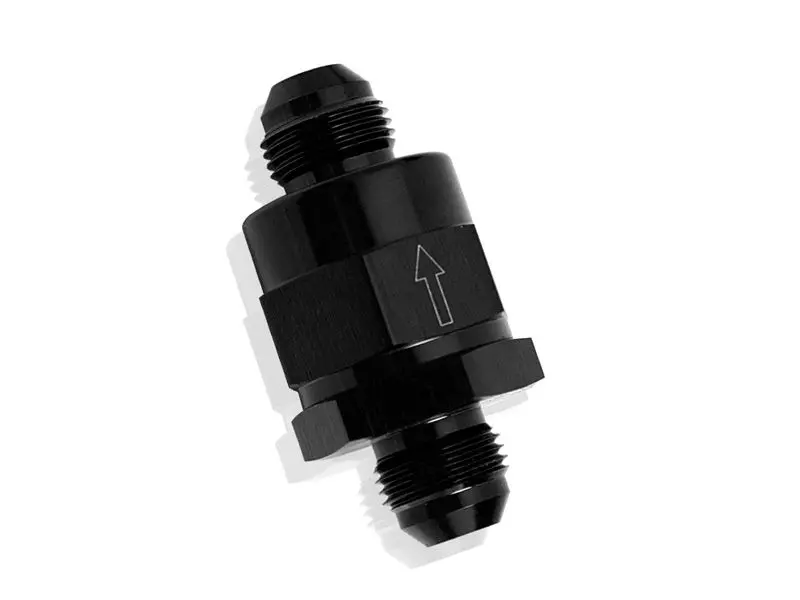 Heavy-Duty -8An Inline Check Valve – Black Anodized Af612-08Blk 1