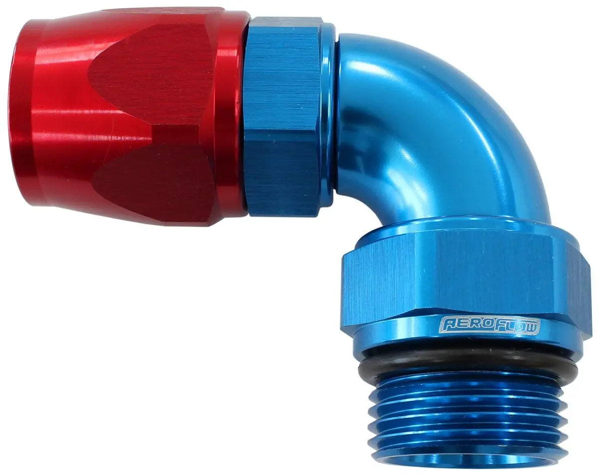 90° Orb Male Swivel Fitting With Ptfe Seal – -6 Orb To -6An 1
