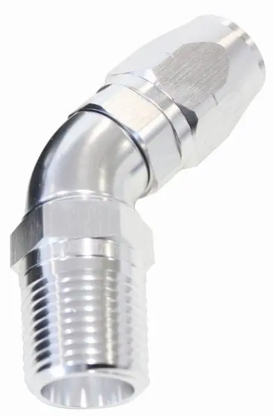 3/8" Npt To -10An 45° Full-Flow Swivel Hose Fitting – Af528-10-06S 1