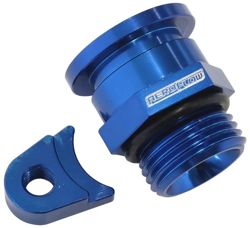Blue Fuel Pressure Regulator Adapter – Universal Mounting Fitting 1