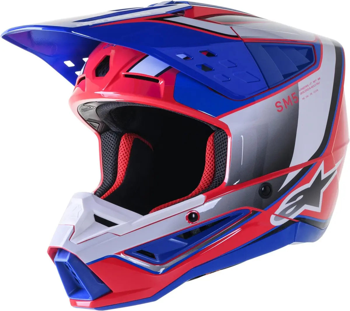 Alpinestars Sm5 Off-Road Motocross Helmet With Ventilation System 8306823-2387-L 1