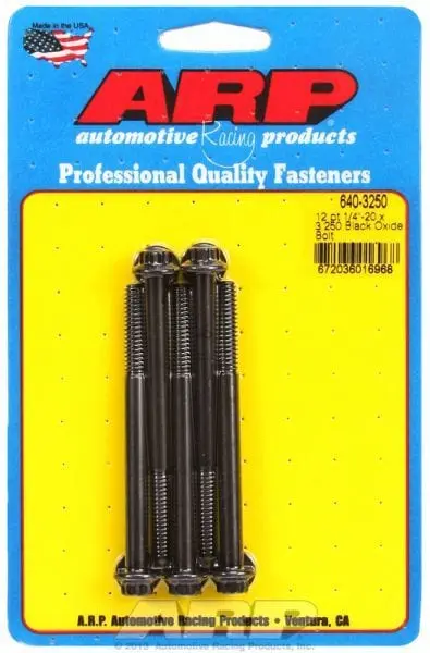 Ar640-3250 5-Piece 12-Point Black Oxide Bolt Kit 1