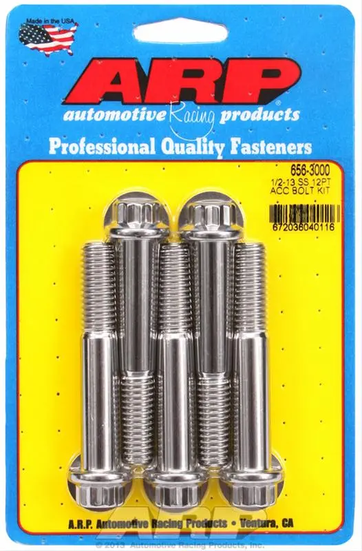 Arp 656-3000 Stainless Steel Fasteners For High-Stress Applications 1