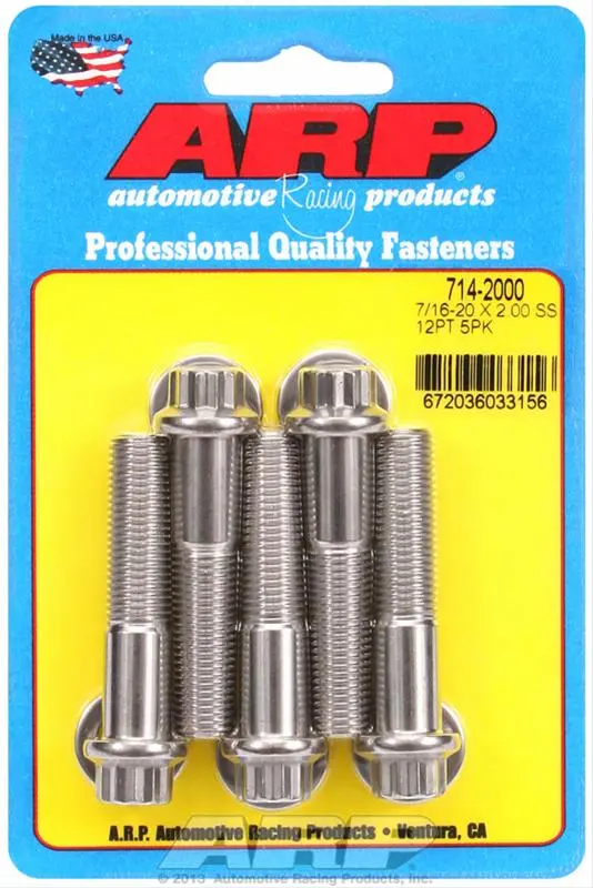 Arp 714-2000 Stainless Steel Fasteners For Critical Engine Applications 1