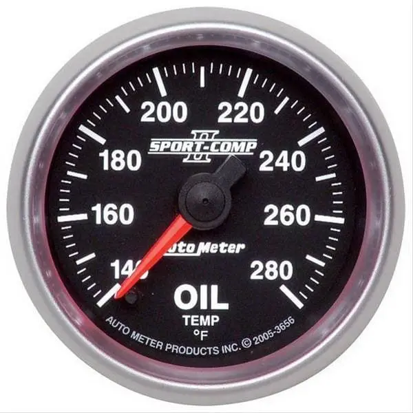 Autometer Sport-Comp Ii Oil Temperature Gauge – Au3656 1