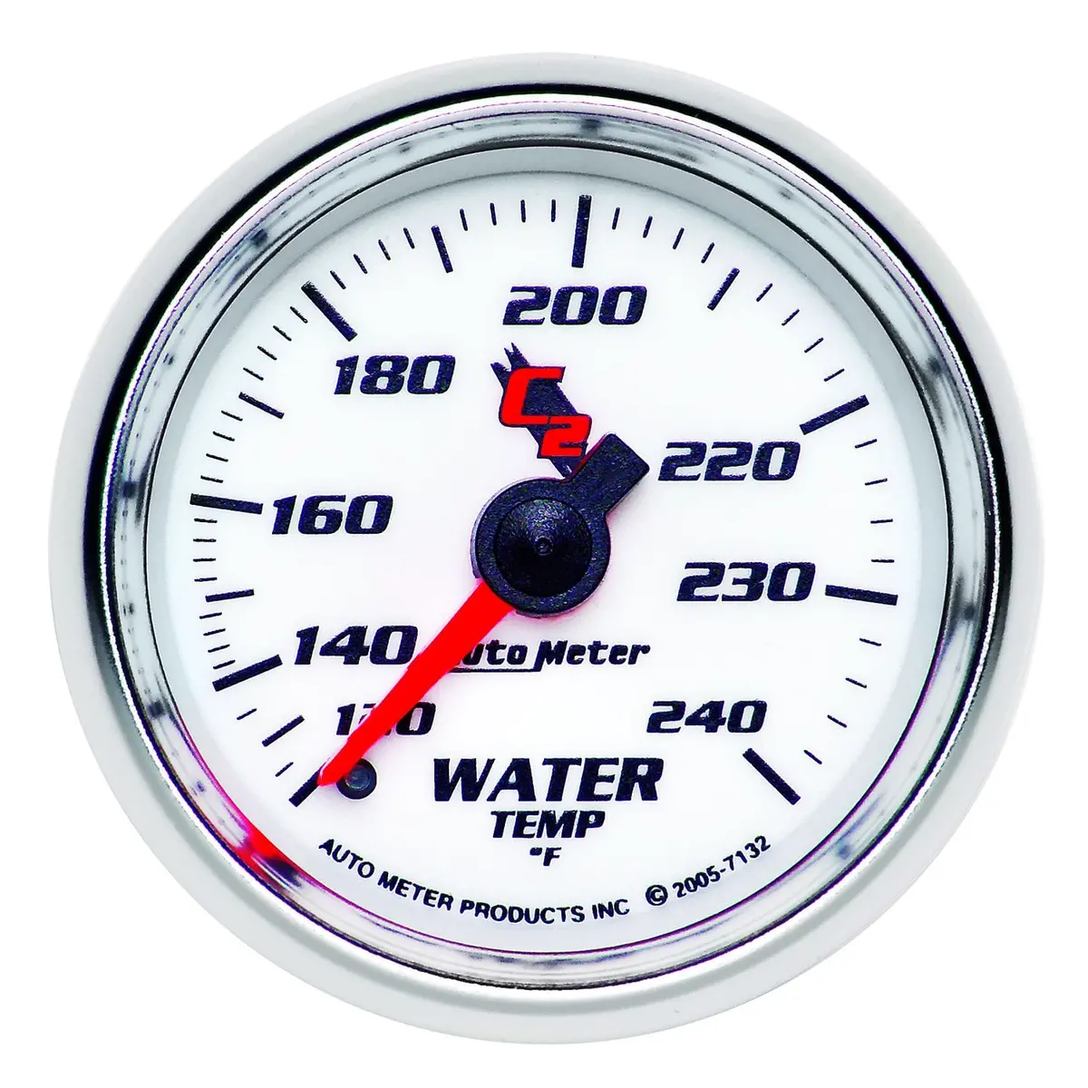 Autometer C2 Series Au7132 Water Temperature Gauge – 2-1/16 Inch 1