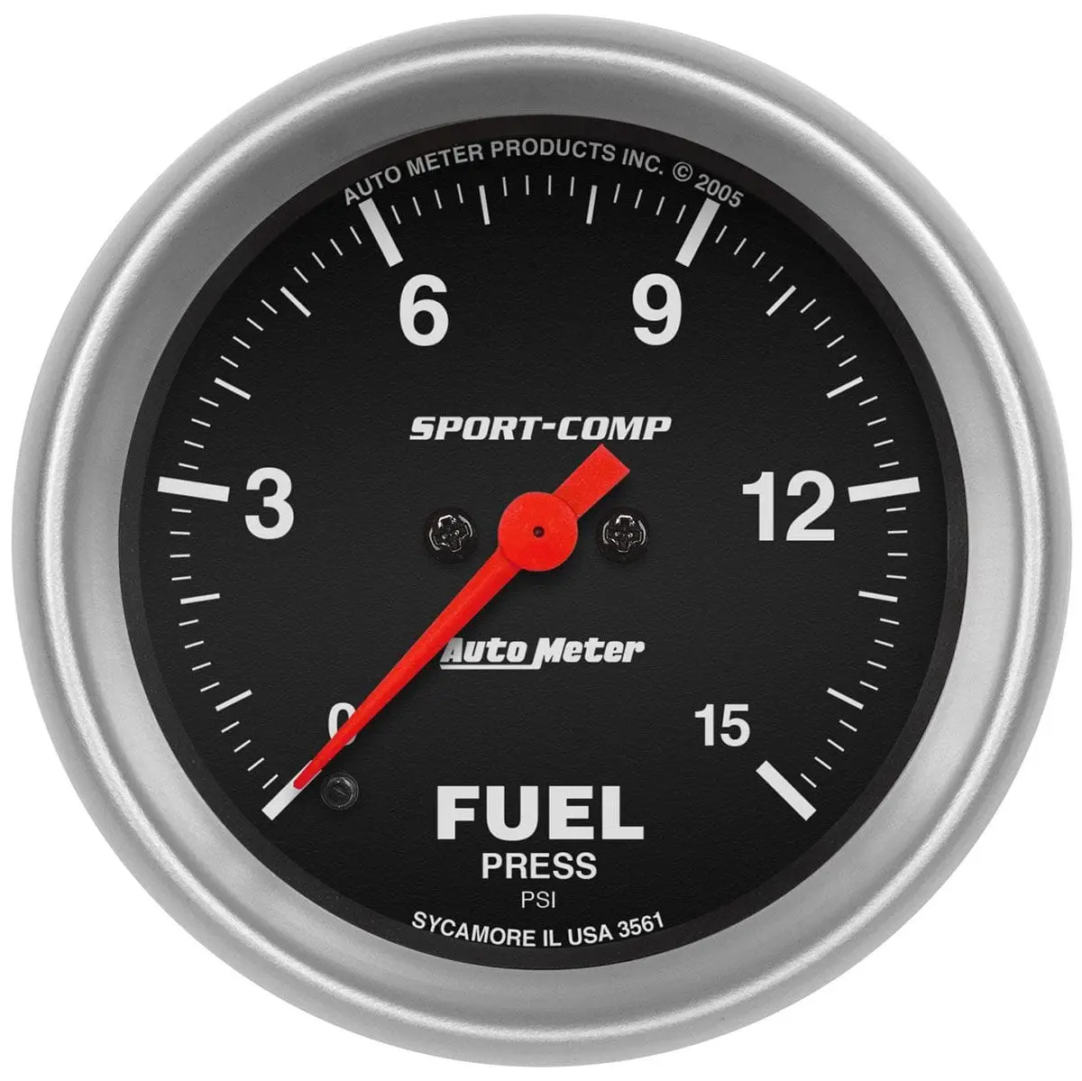 Autometer Sport-Comp Au3561 Fuel Pressure Gauge – 0–60 Psi 1