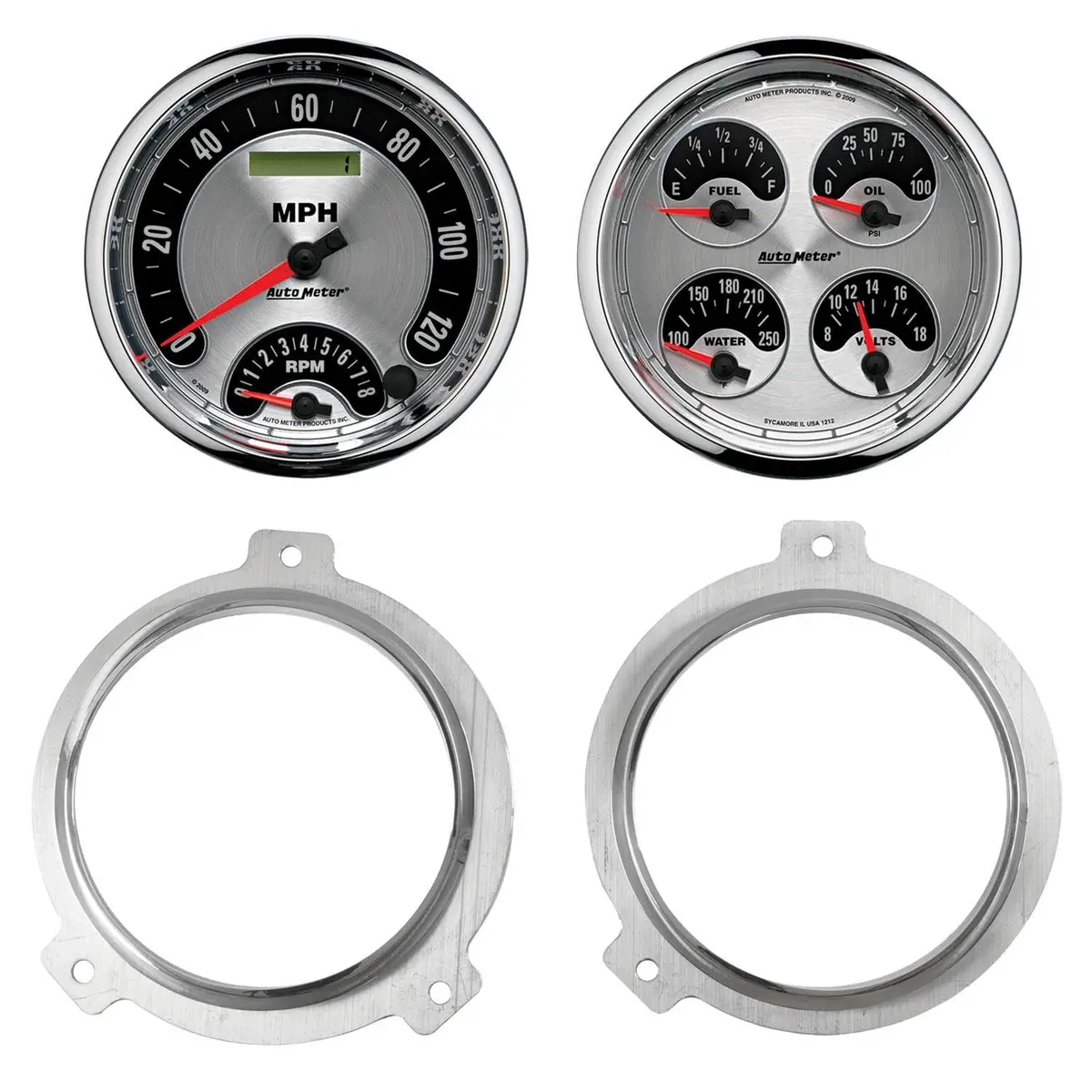 Autometer American Muscle Instrument Cluster – 7038-01 Dashboard Kit 1