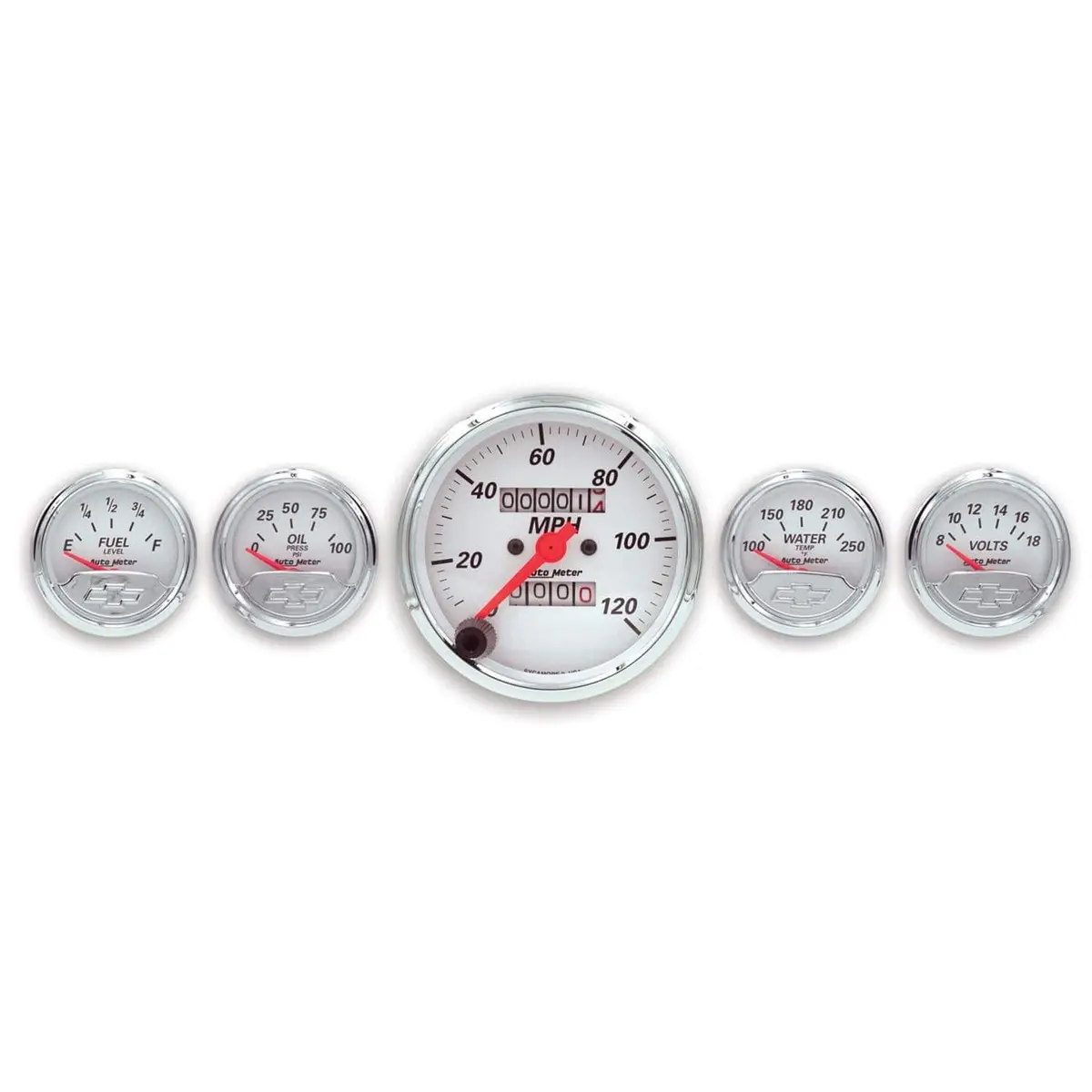 Autometer 1300-00408 Vintage-Style Chevy Analog Gauge Kit 1