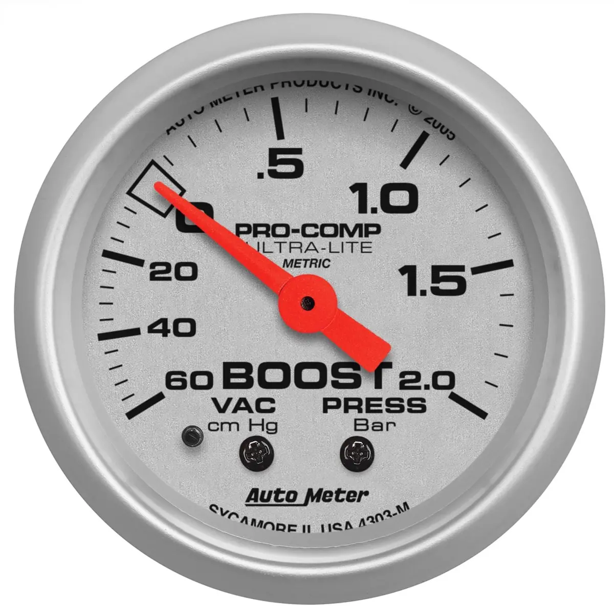 Autometer Ultra-Lite Analog Speedometer – 2-1/16", Model 4303-M 1
