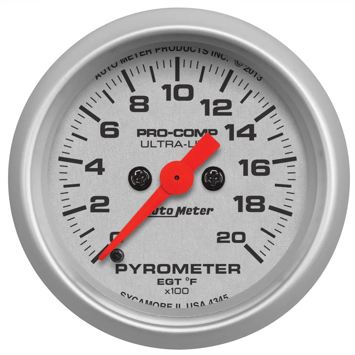 Autometer Ultra-Lite Analog Gauge – 2-1/16" Diameter, Model 4345 1
