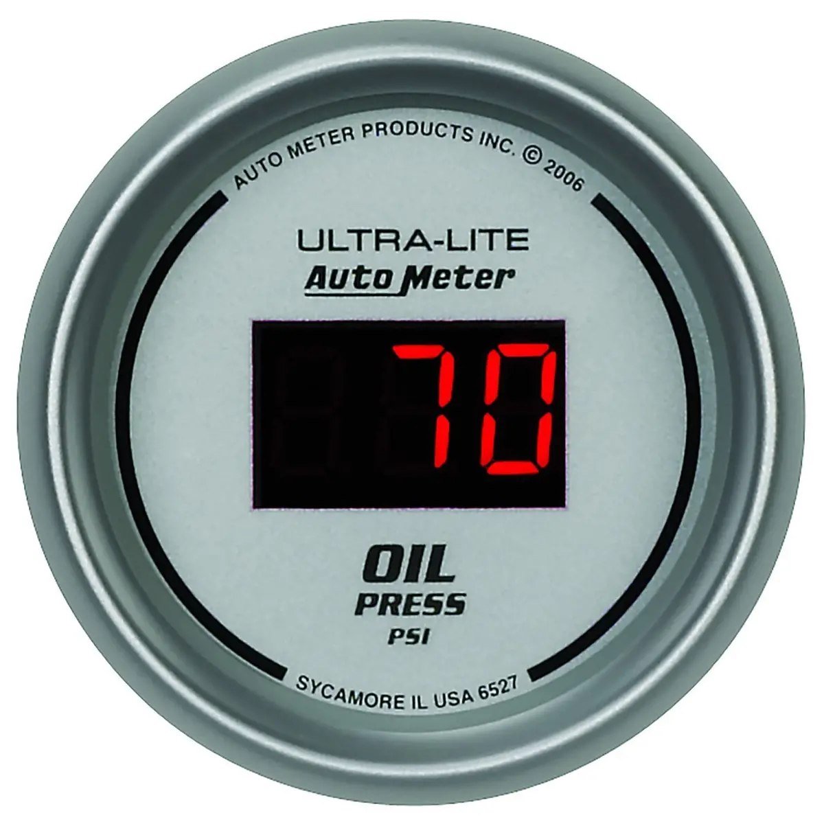 Ultra-Lite Au6527 Digital Oil Pressure Gauge With Led Display 1
