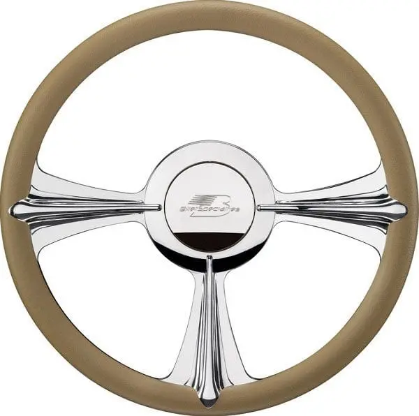 Profile Series 14-Inch Billet Aluminum Rail-Style Steering Wheel – Bsp30096 1