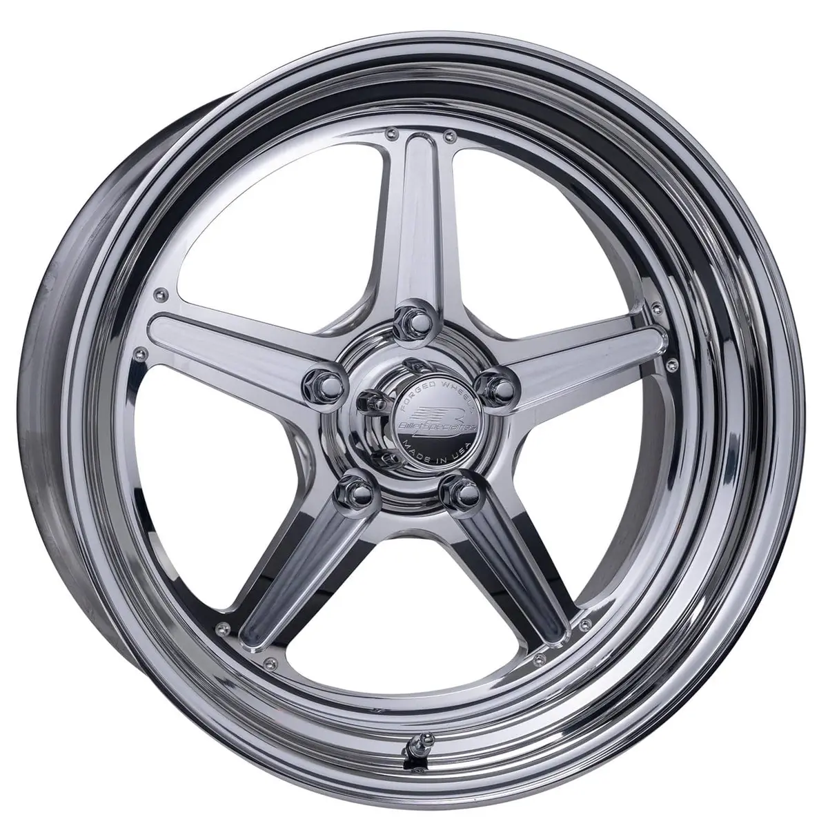 Billet Specialties Rs35711 Street Lite Polished Custom Wheels – Made-To-Order Fitment 1