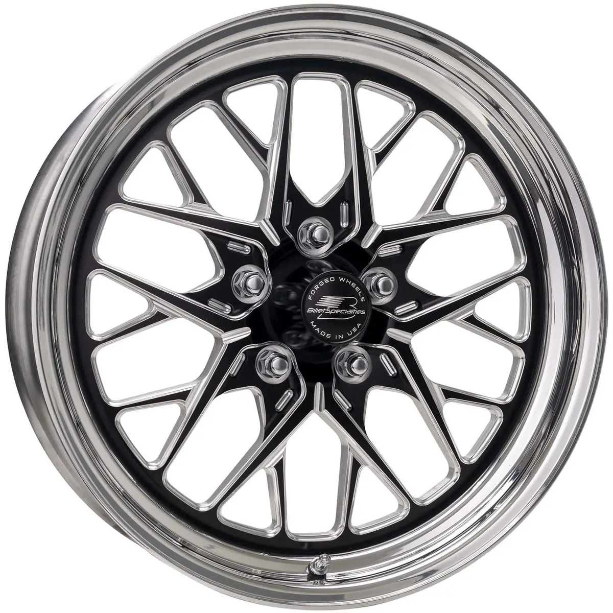Billet Specialties Rsfb77456120N Drag Racing Wheels – Forged Aluminum, 17X9 Inch, 5X4.75 Bolt Pattern 1