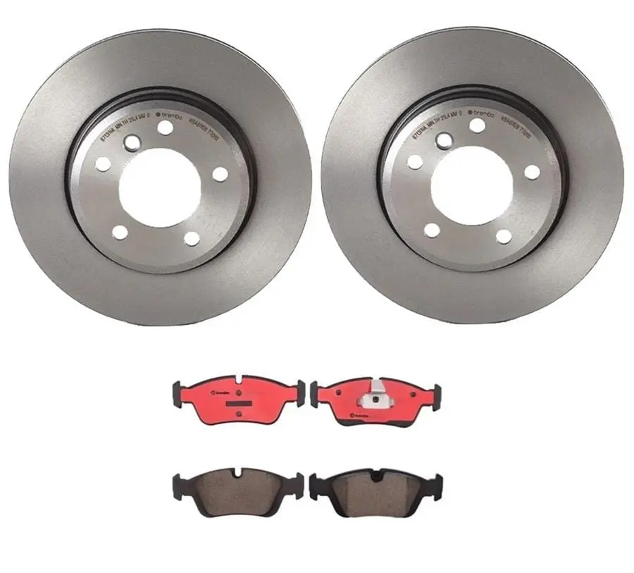 Brembo Kt00374 Disc Brake Pad And Rotor Kit – Oem+ Performance Upgrade 1
