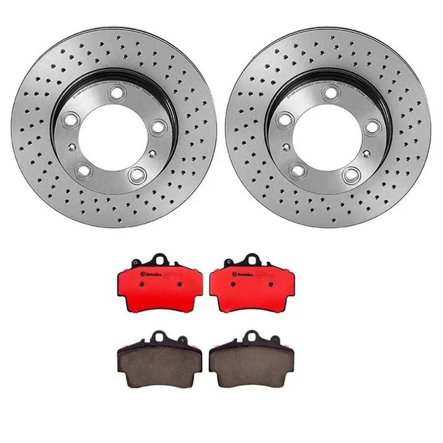 Brembo Kt00A68 Disc Brake Pad And Rotor Replacement Kit 1