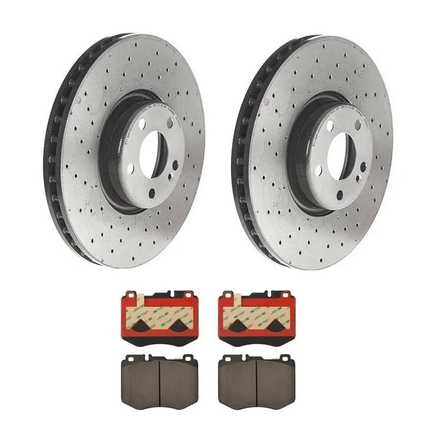 Brembo Premium Brake Pad And Rotor Kit For High-Stress Stopping Power Kt00C20 1
