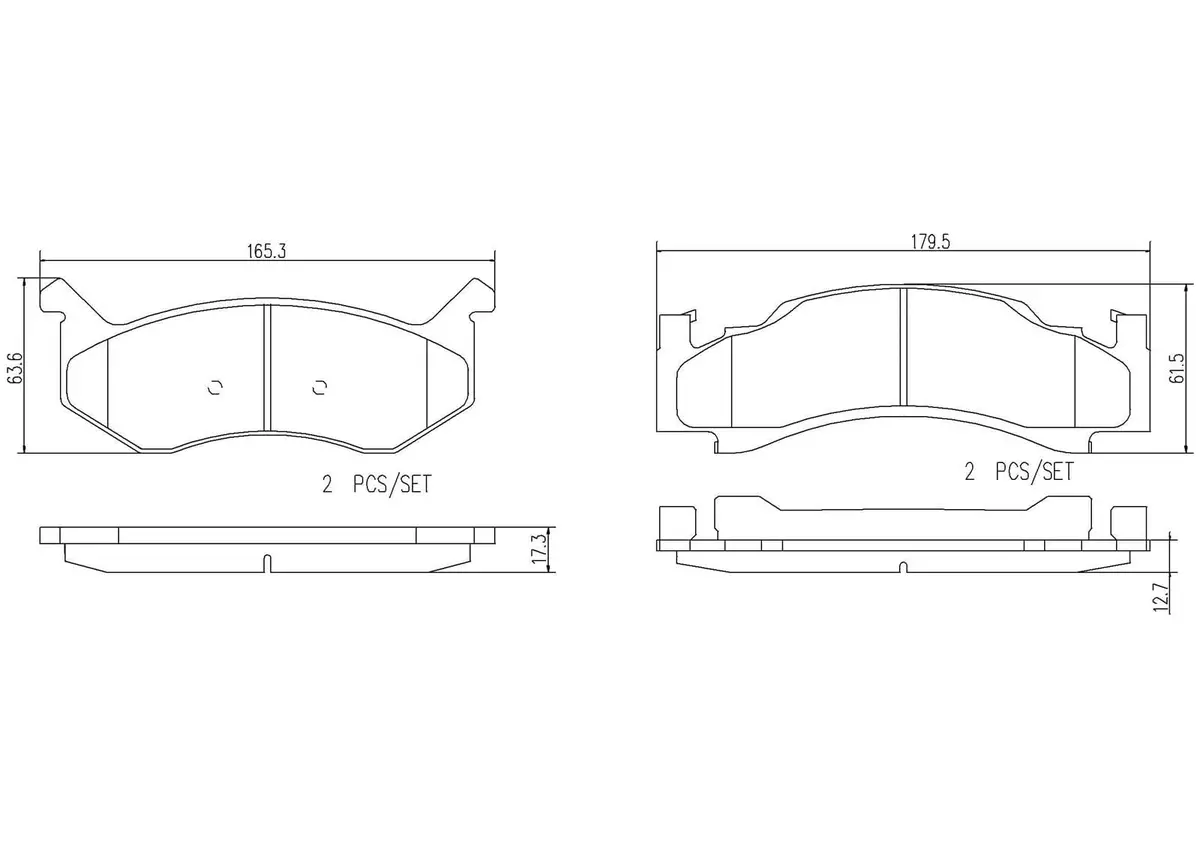 Brembo Nao Ceramic Brake Pads For Enhanced Stopping Power – P18014N 2