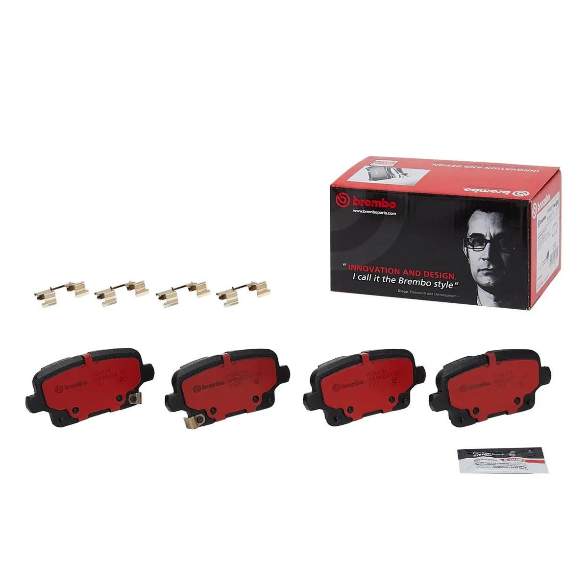 Brembo Nao Ceramic Brake Pads – Oe-Plus Performance Compound P59097N 1